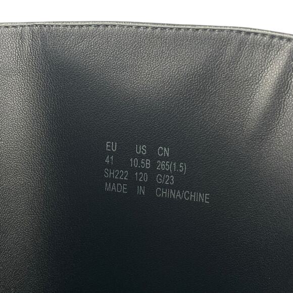 Stuart Weitzman Over the Knee Adrina City Boots Black Leather Size 10.5 - Picture 13 of 13